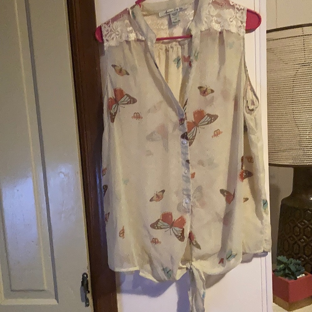 American rag butterfly top